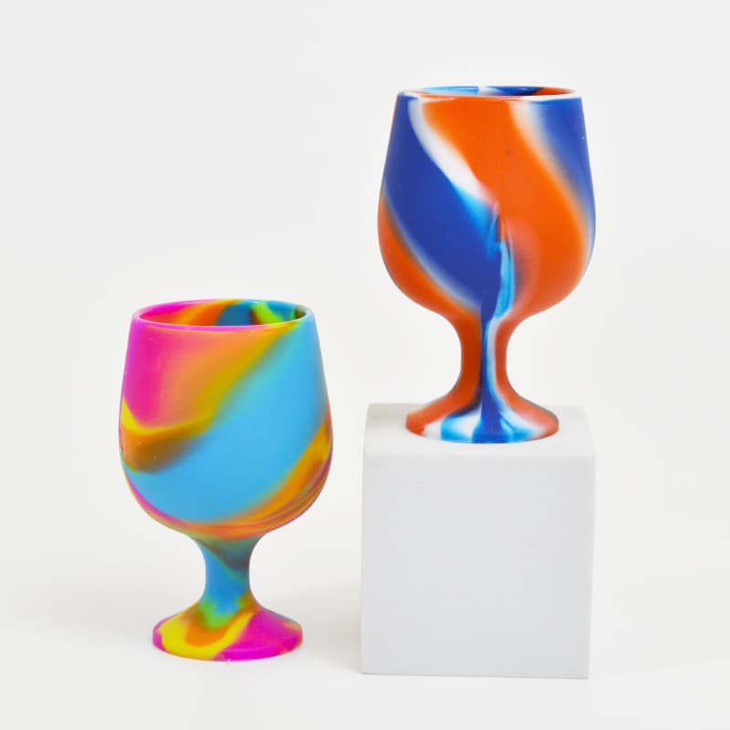 Unbreakable Silicone Wine Goblet Glasses thumbnail 4