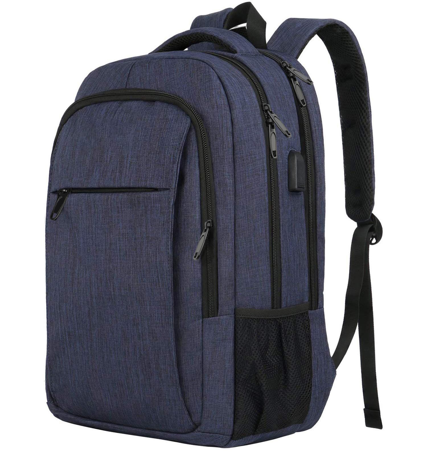 Business Anti Theft Slim Travel Backpacks With Charging Port thumbnail 5