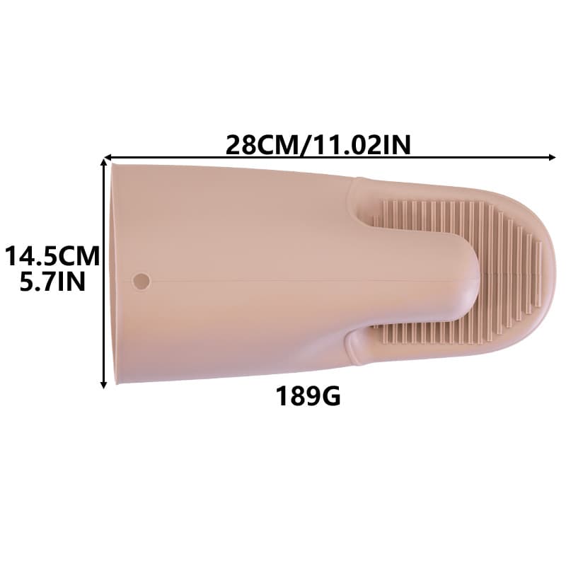 Silicone Heat-resistant Kitchen Gloves thumbnail 5