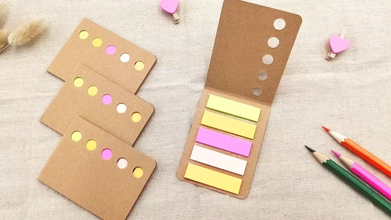 Kraft Notebook Sticky Memo Pad thumbnail 6