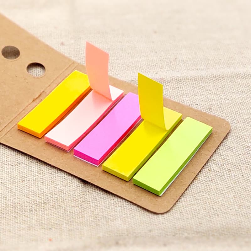 Kraft Notebook Sticky Memo Pad thumbnail 5