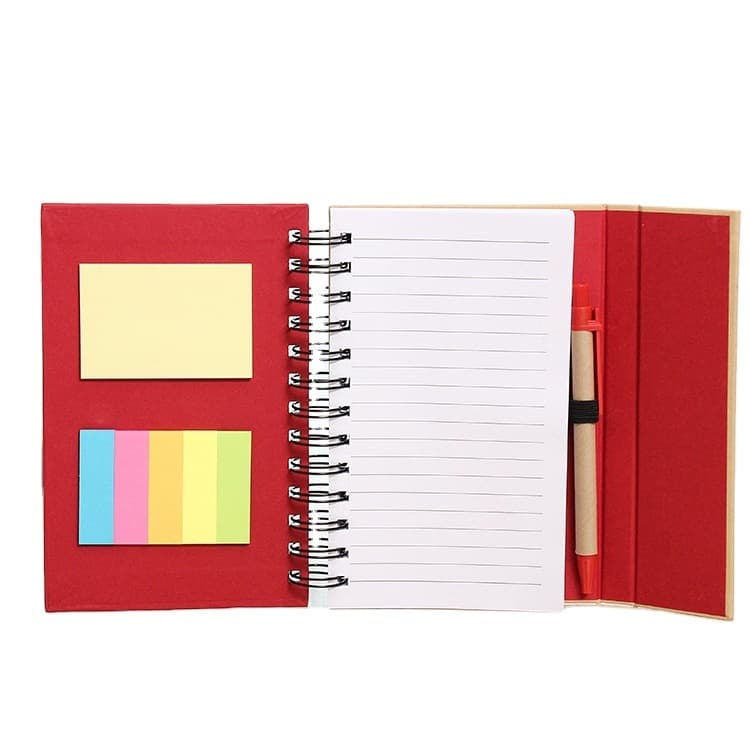 Spriral Notebook W/ Pen & Sticky Notes thumbnail 3