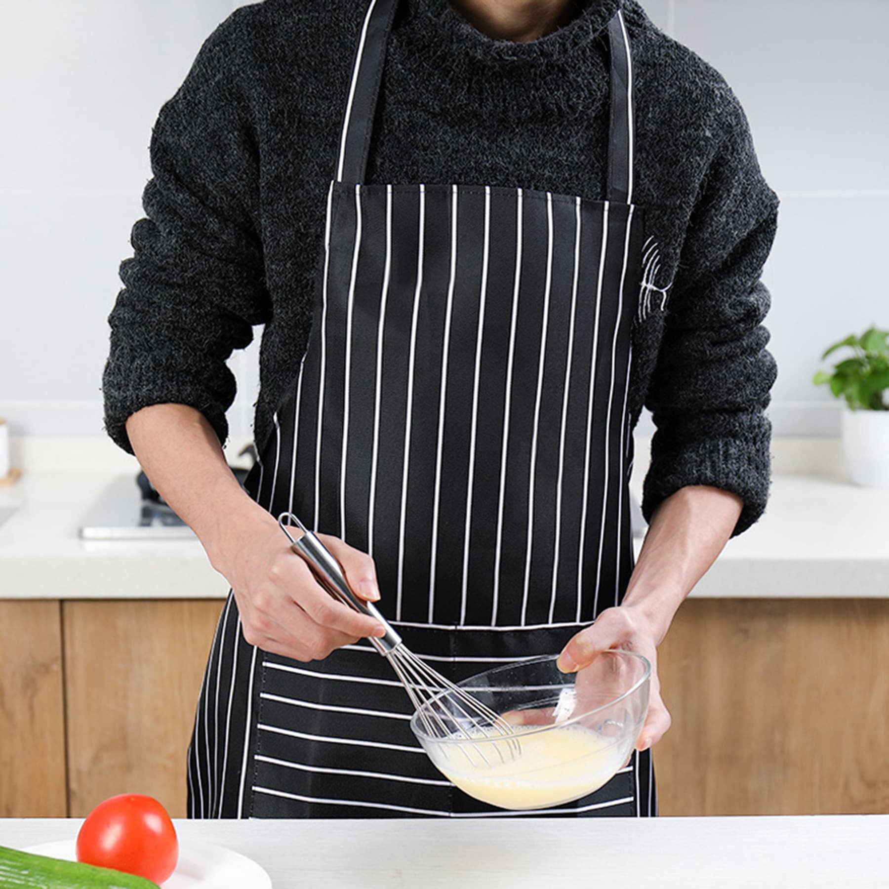 Striped Apron with Two Pockets thumbnail 8