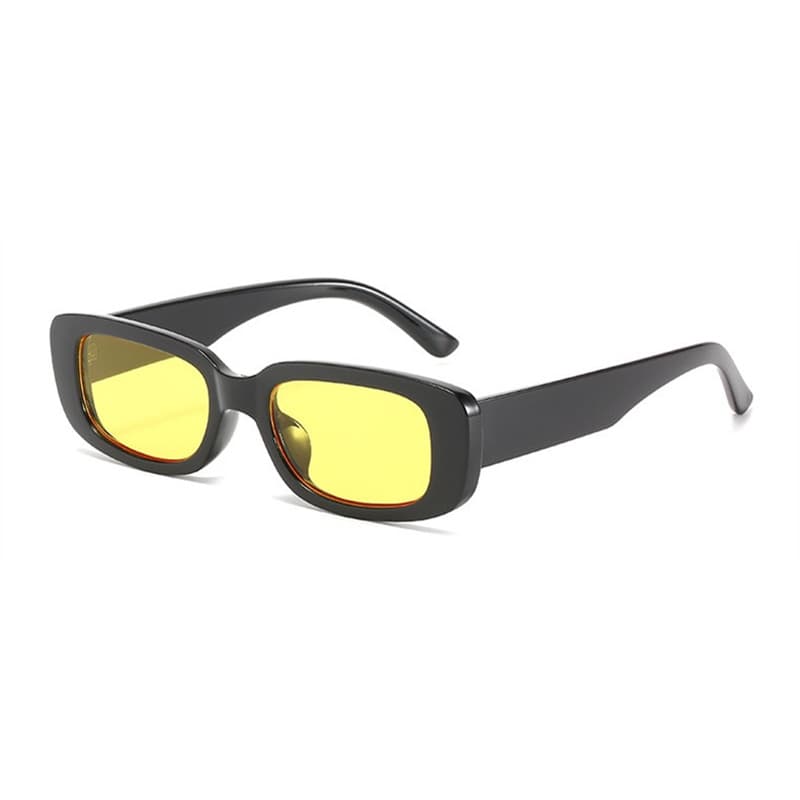 Vintage Square Eyewear Retro Trendy Wide Frame Sunglasses thumbnail 5