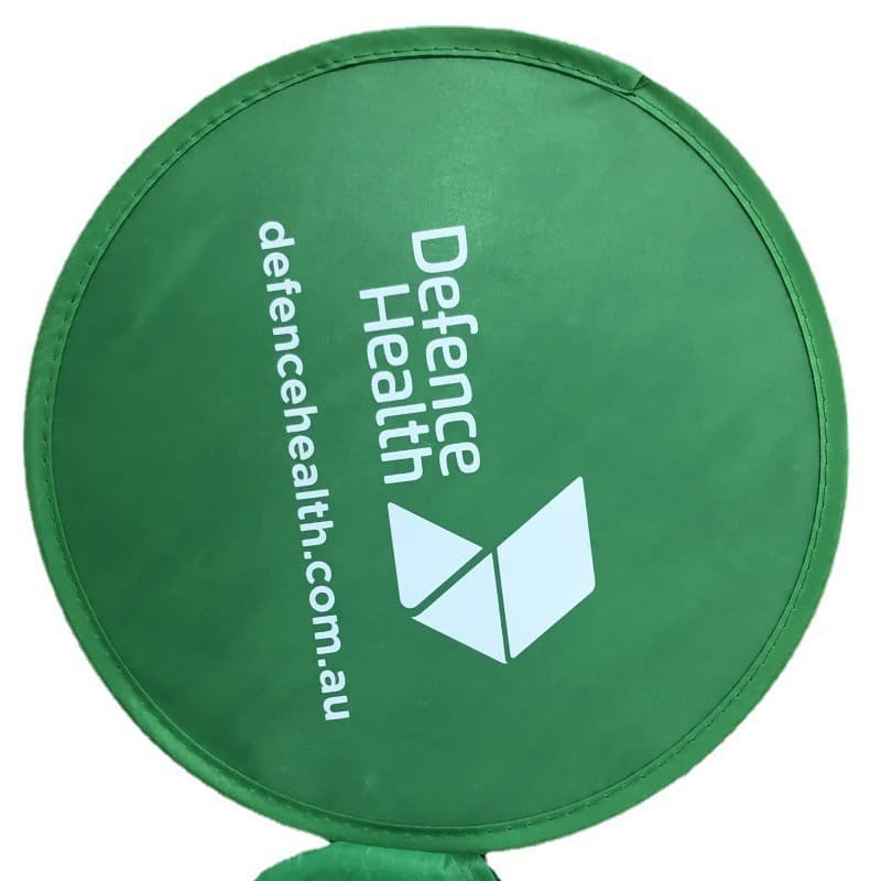 Collapsible Flying Fan With Handle & Pouch thumbnail 2