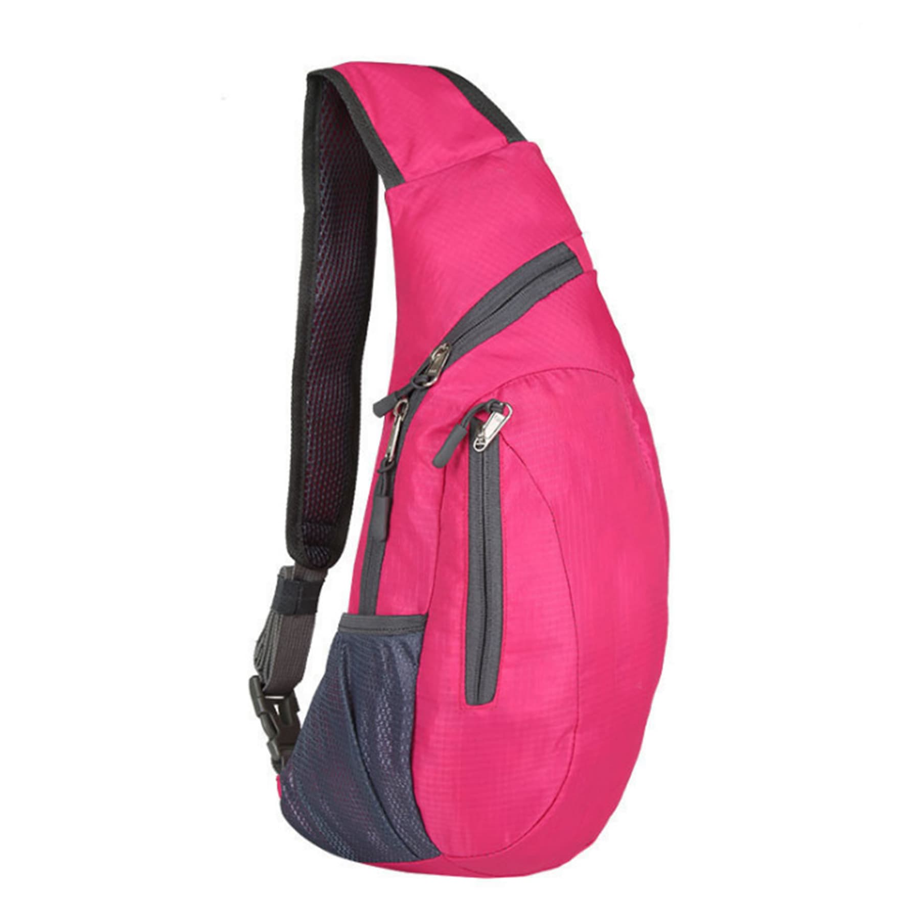 Foldable Nylon Triangle Messenger Bag