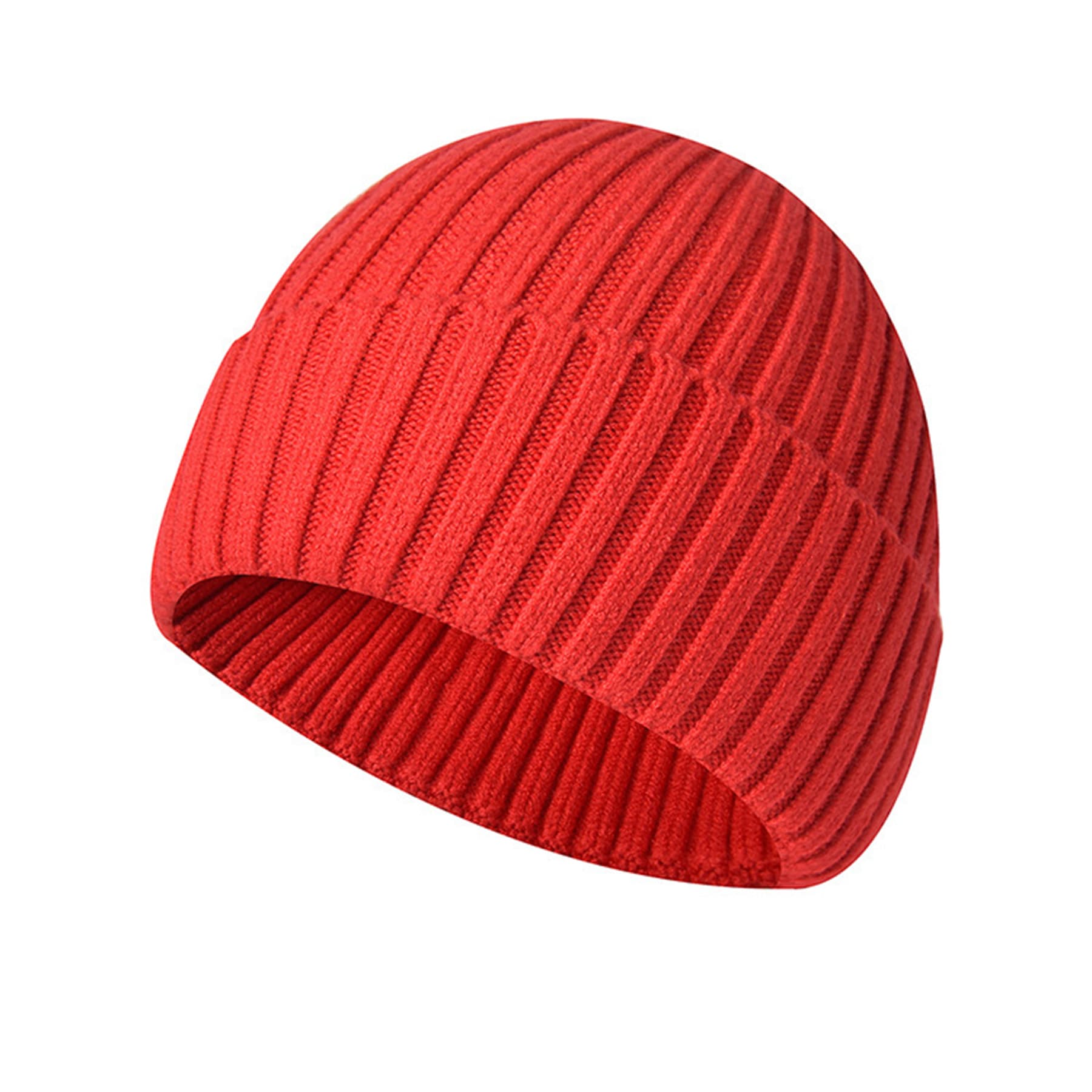 Winter Men's And Women's Knitted Foldover Hat thumbnail 2