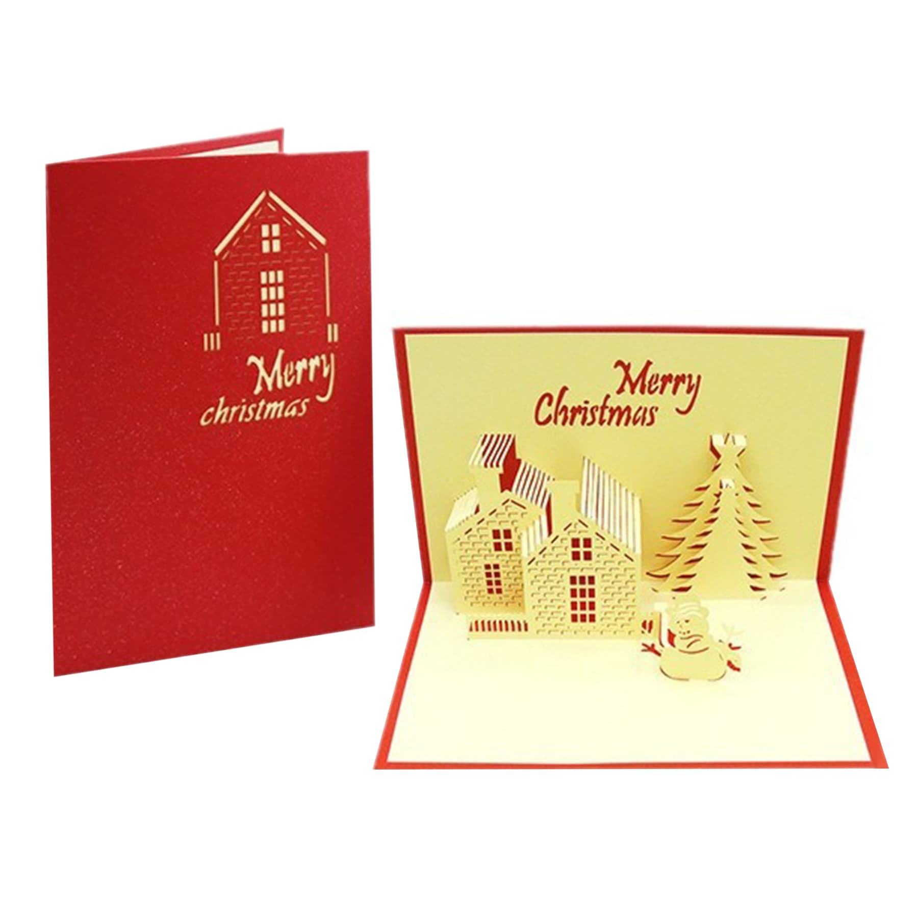Paper Sculpture Christmas Card thumbnail 7