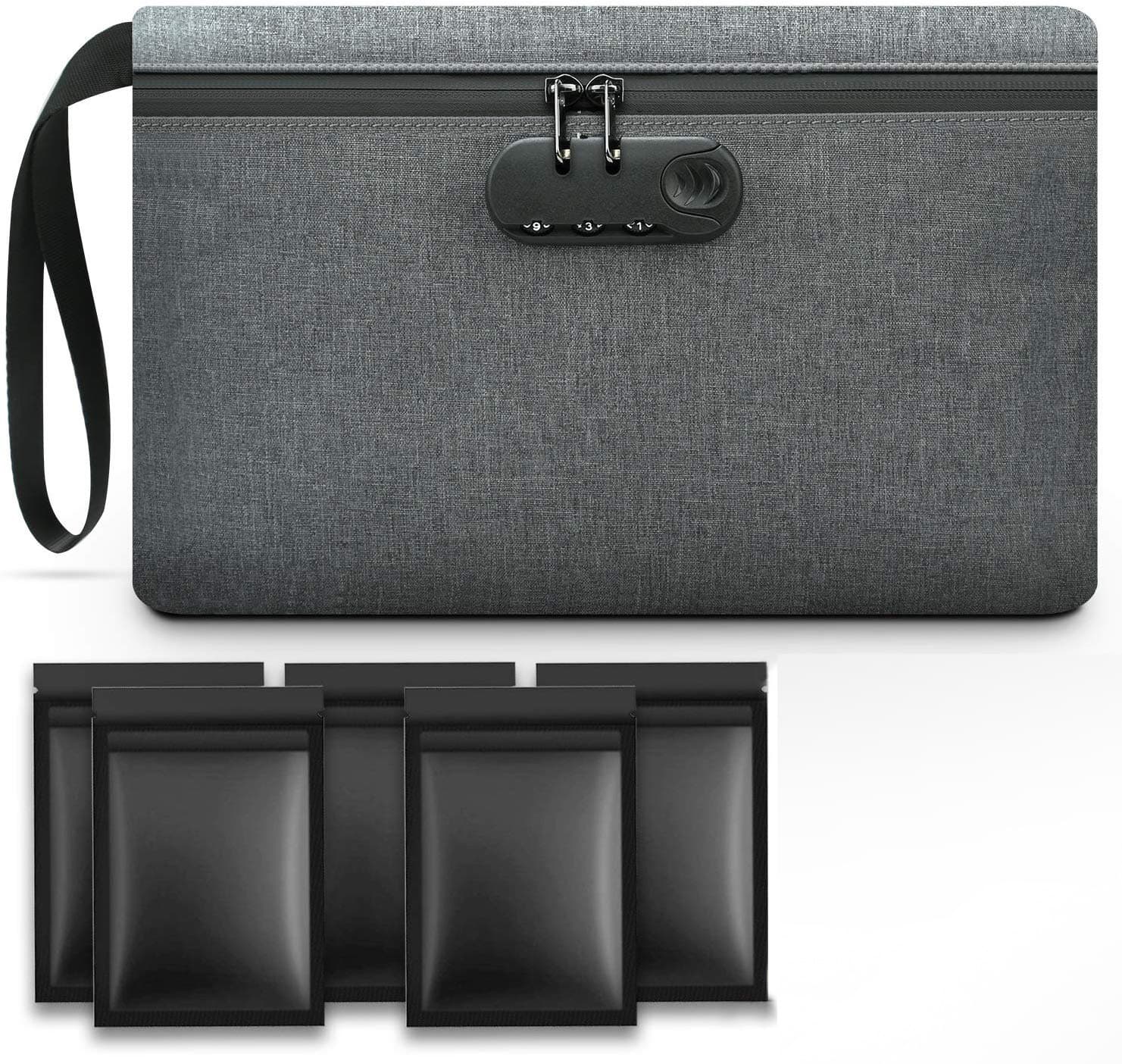 Pouch Zipper Smell Proof Tobacco Bag thumbnail 3