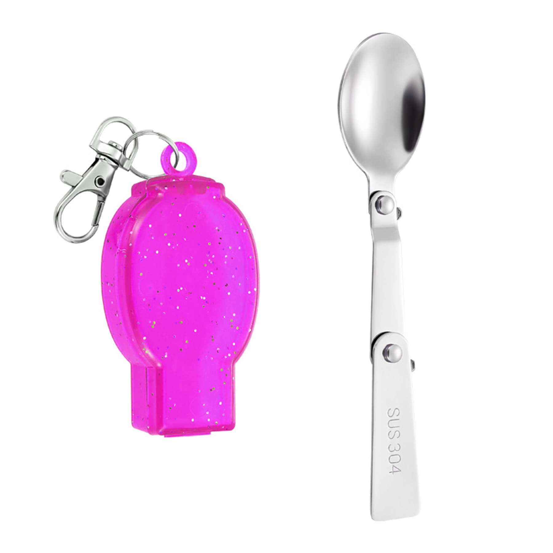 Foldable Multi-function Stainless Spoon + Case thumbnail 3