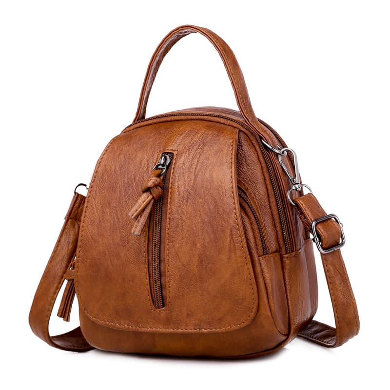 Women Genuine Leather Backpack Purse Travel Handbag College thumbnail 6
