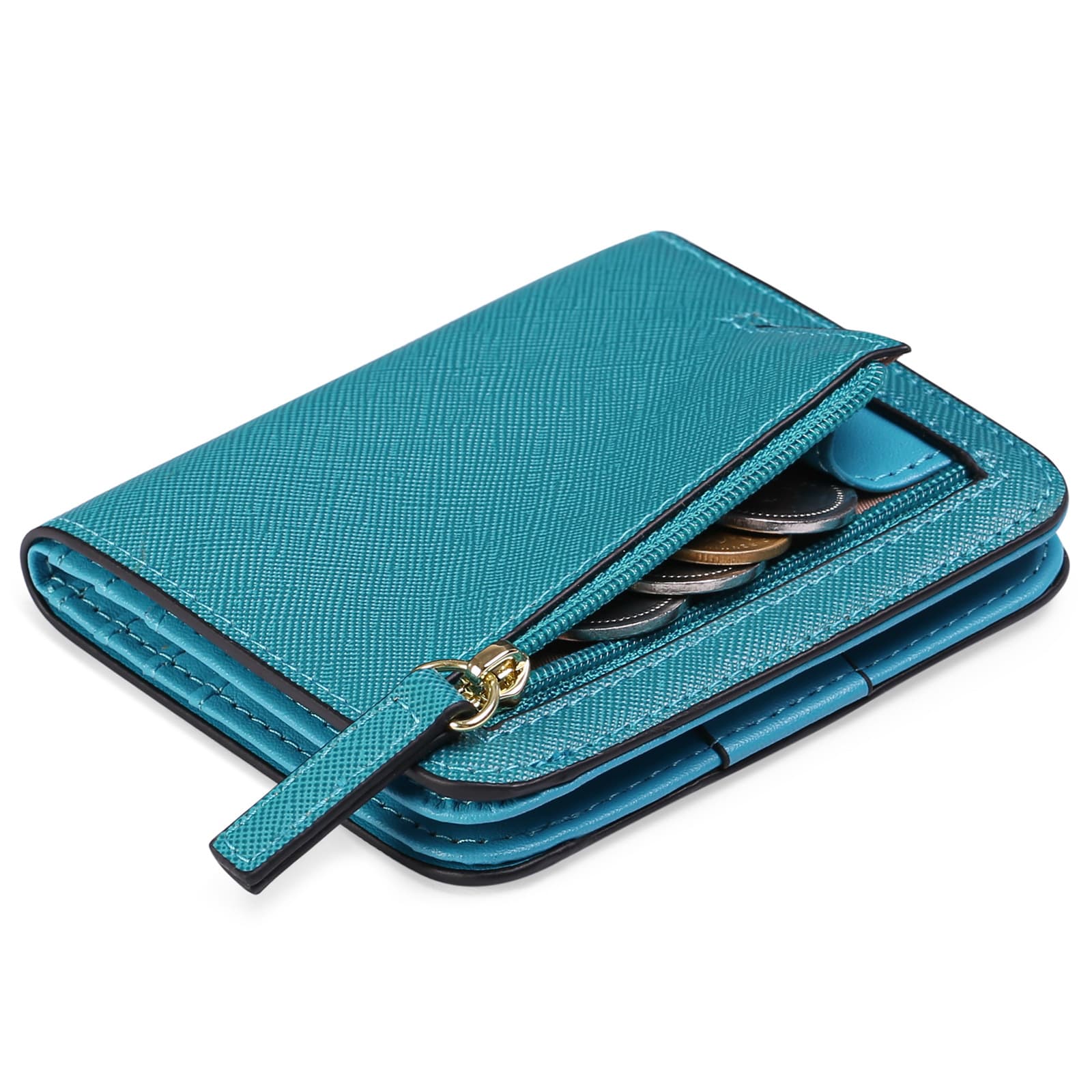 PU leather Coin Purse Wallet RFID Money Clip thumbnail 8