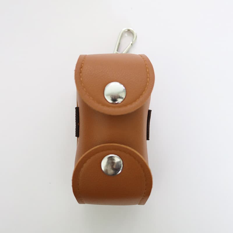 Leather Golf Ball Pouch