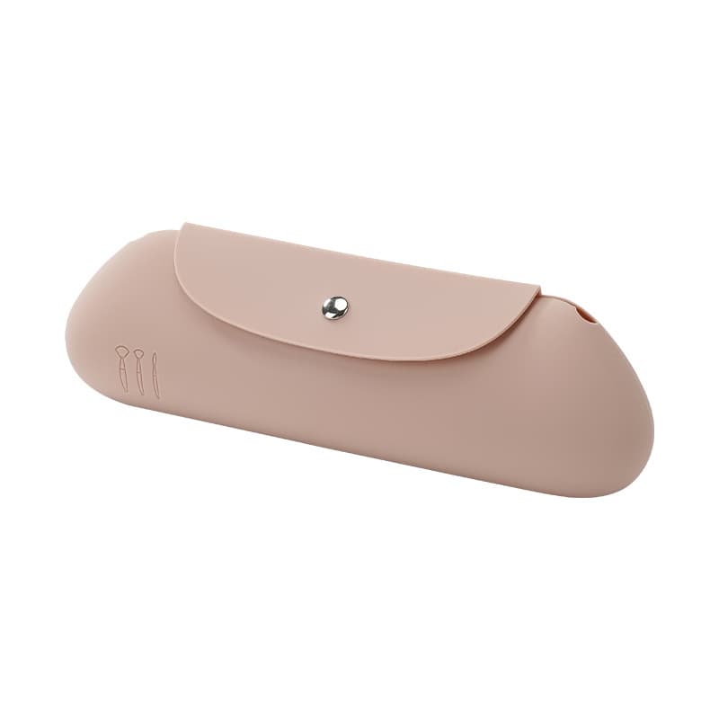 Silicone Travel Makeup Brush Holder Bag thumbnail 2