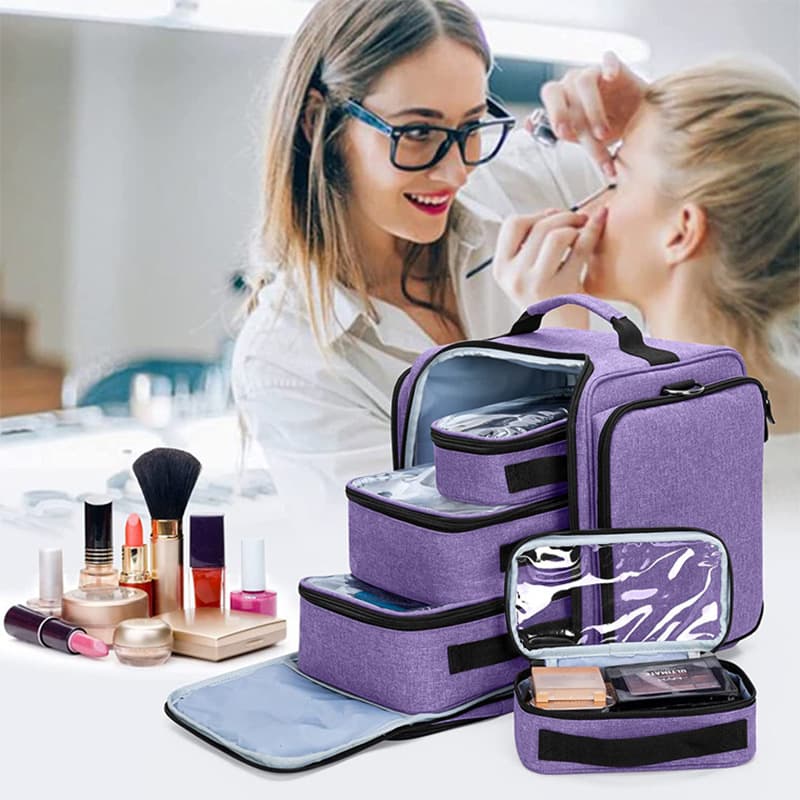 Nylon Multifunctional Travel Makeup Bags thumbnail 5