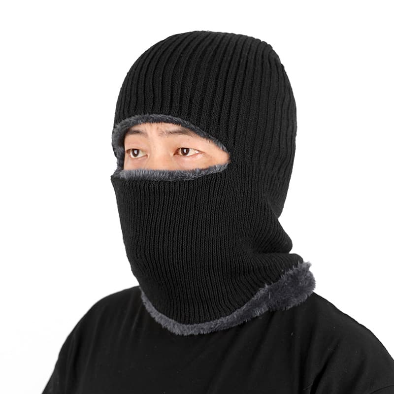 Warm Insulation One-Piece Knitted Hat thumbnail 3