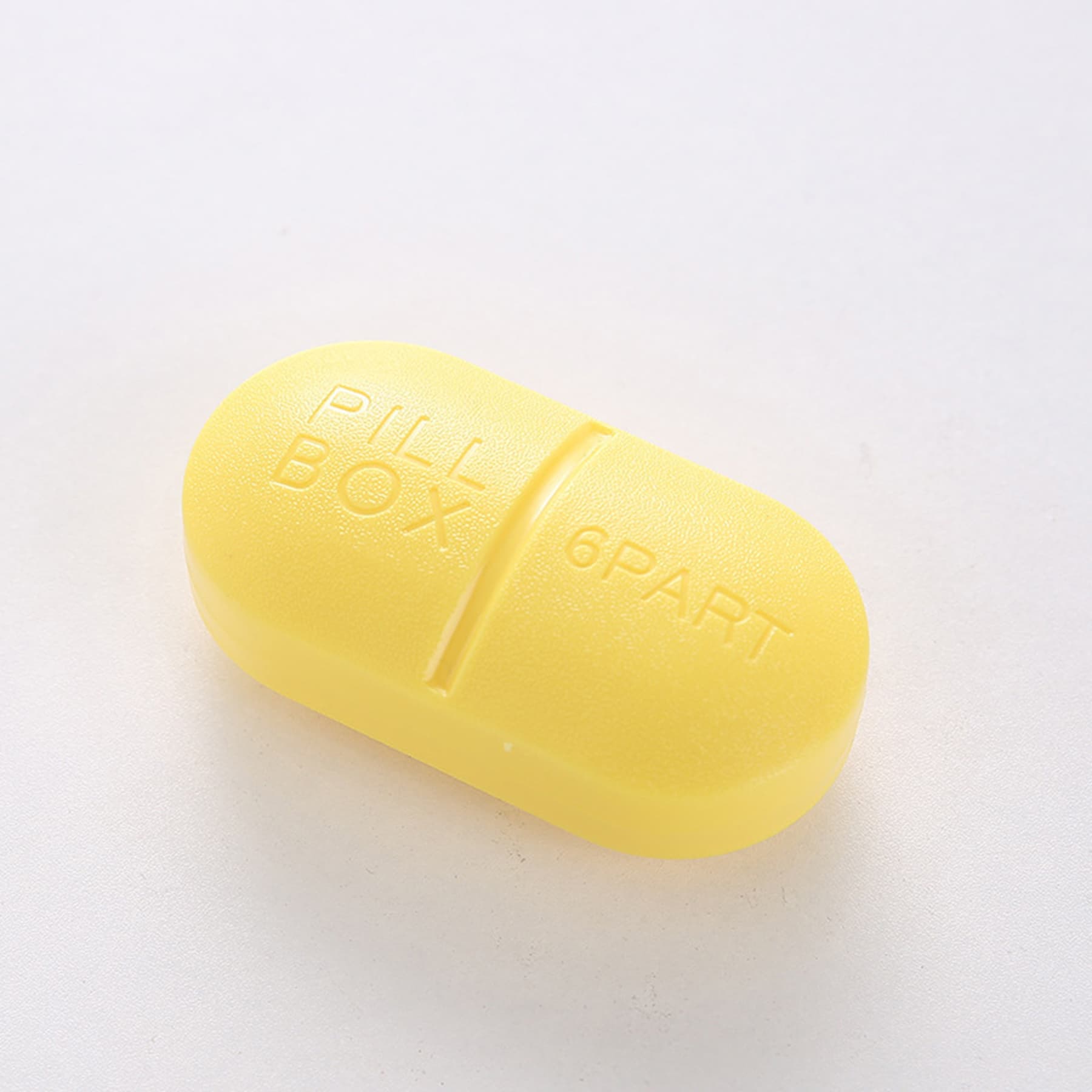 Oval 6 Compartment Pill Storage Box thumbnail 5