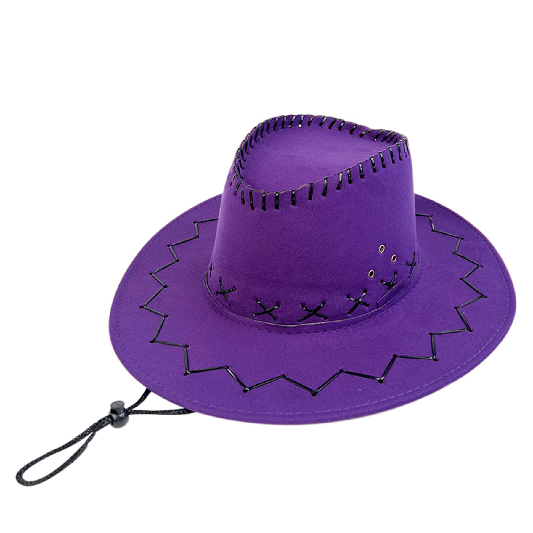 Wide Brim Suede Cowboy Hats thumbnail 2