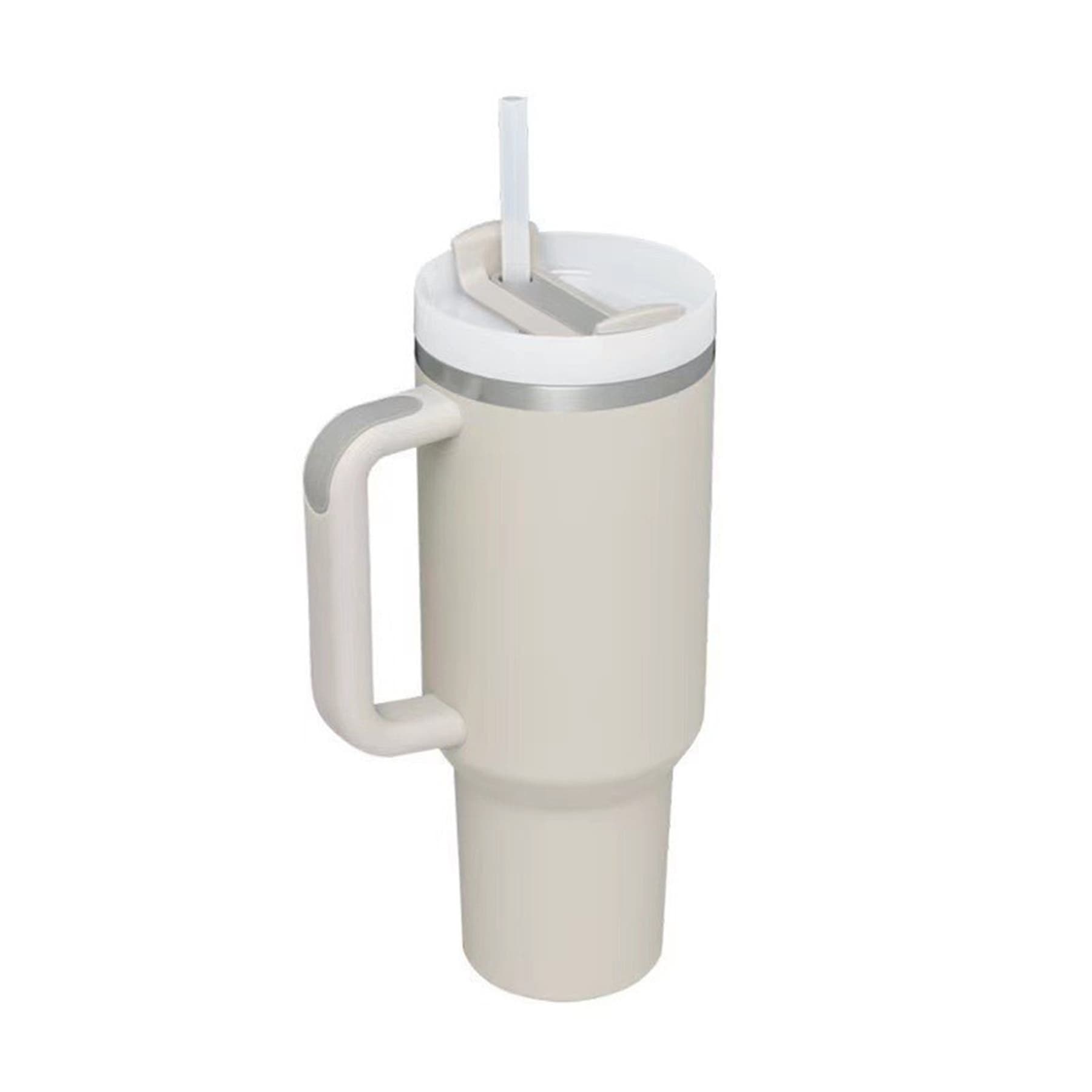 40oz Insulated Stainless Tumbler with Silicone Handle thumbnail 4