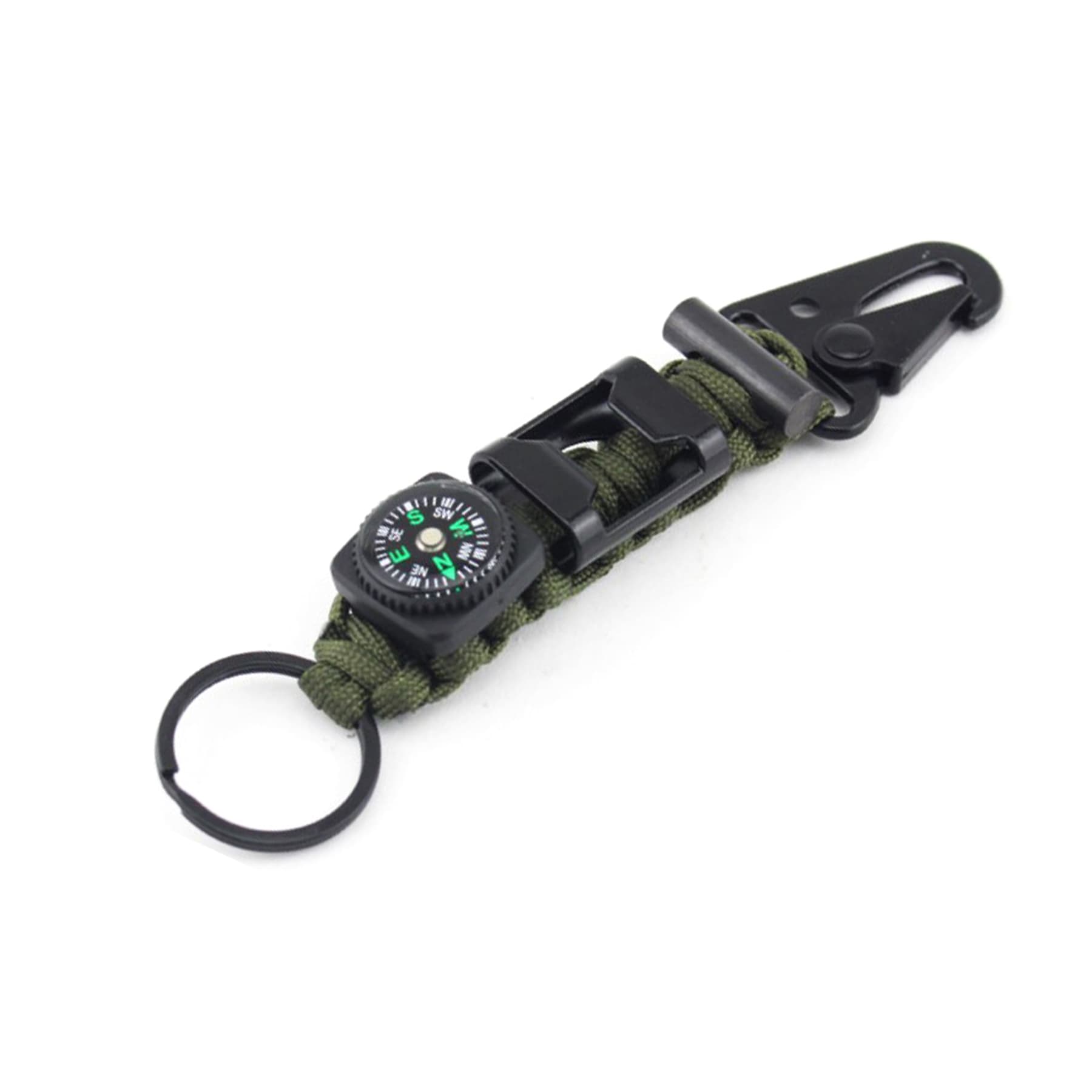 Multi Functional 5 In 1 Paracord Survival Keychain thumbnail 2