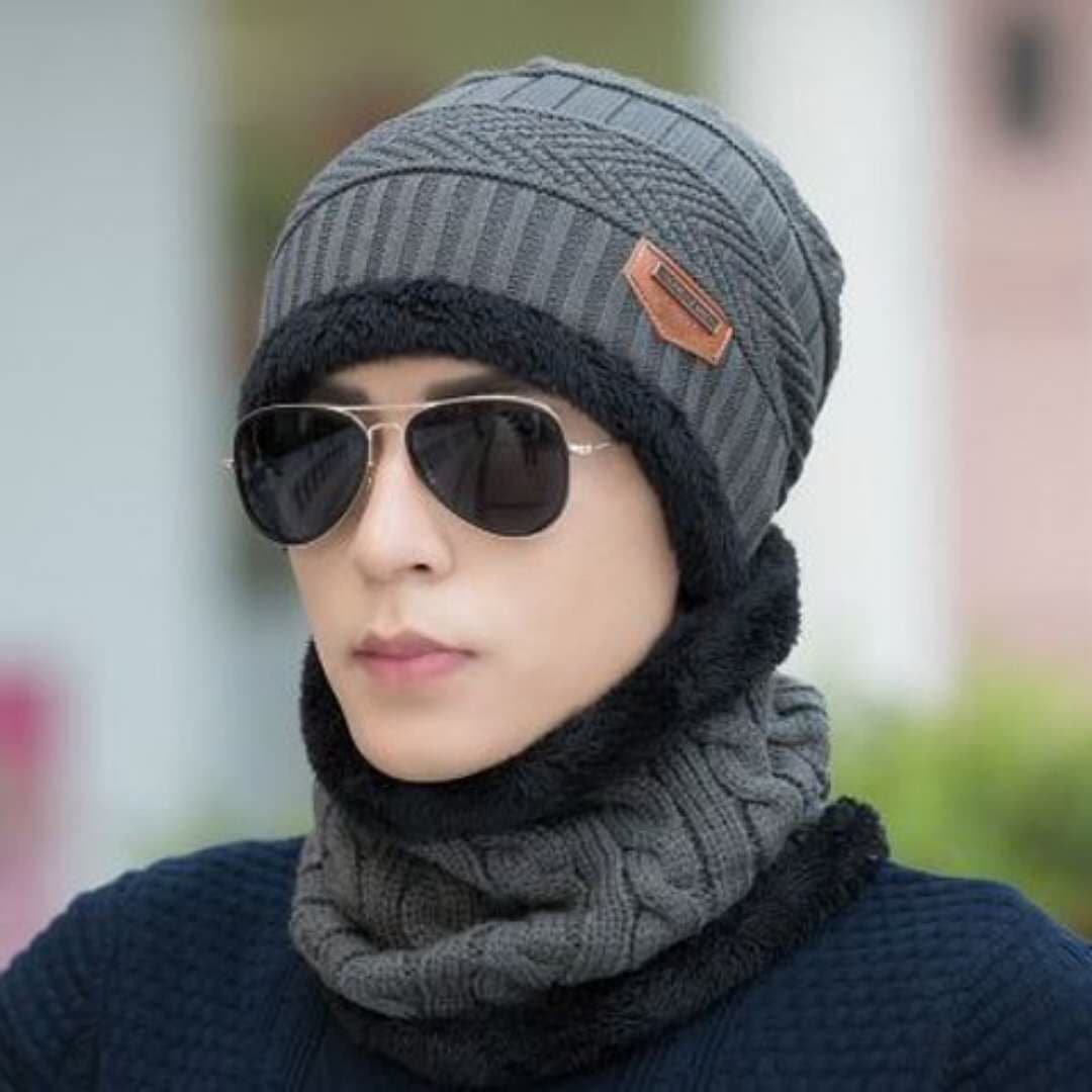 Warm Winter Beanie Hat & Scarf Set thumbnail 4