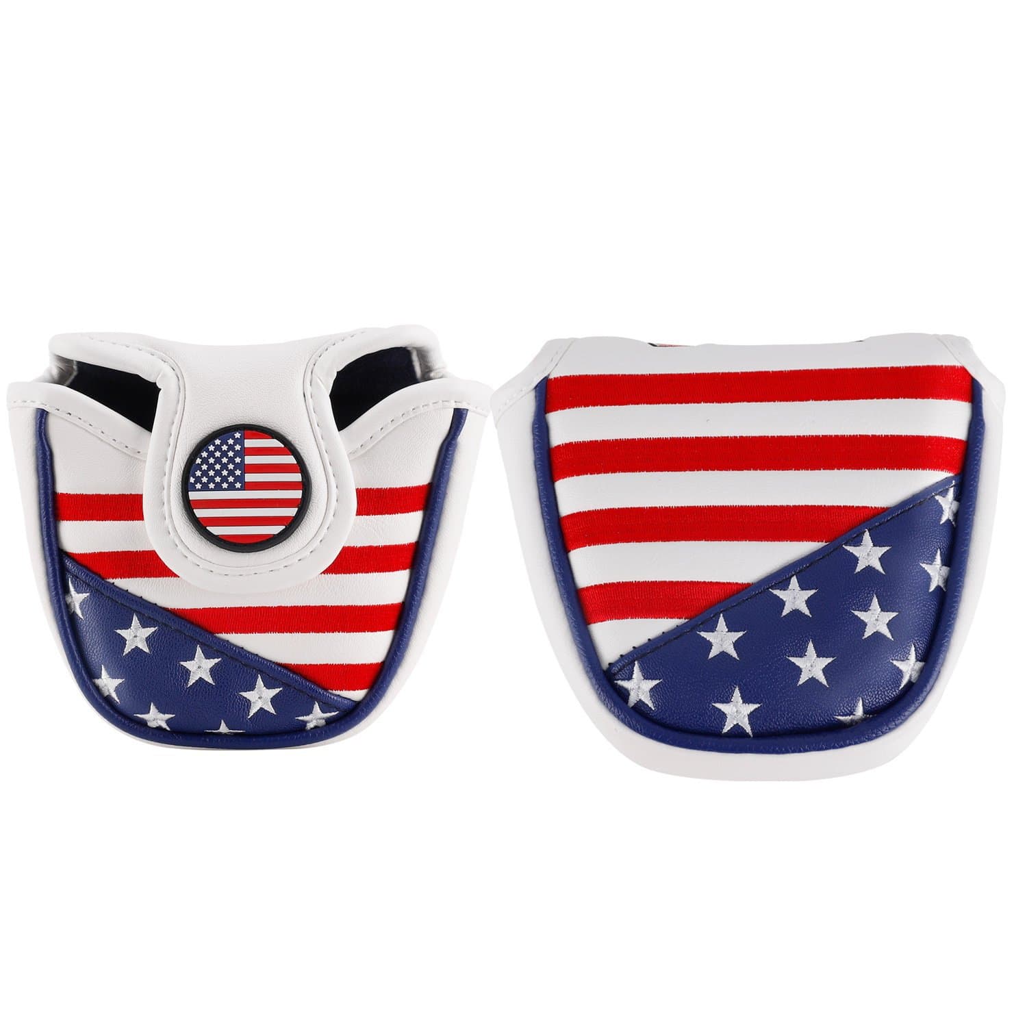 PU Leather America Mallet Golf Putter Cover Headcover thumbnail 3