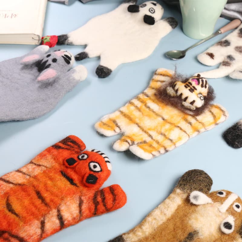 Wool Felt Animal Shape Coaster thumbnail 5