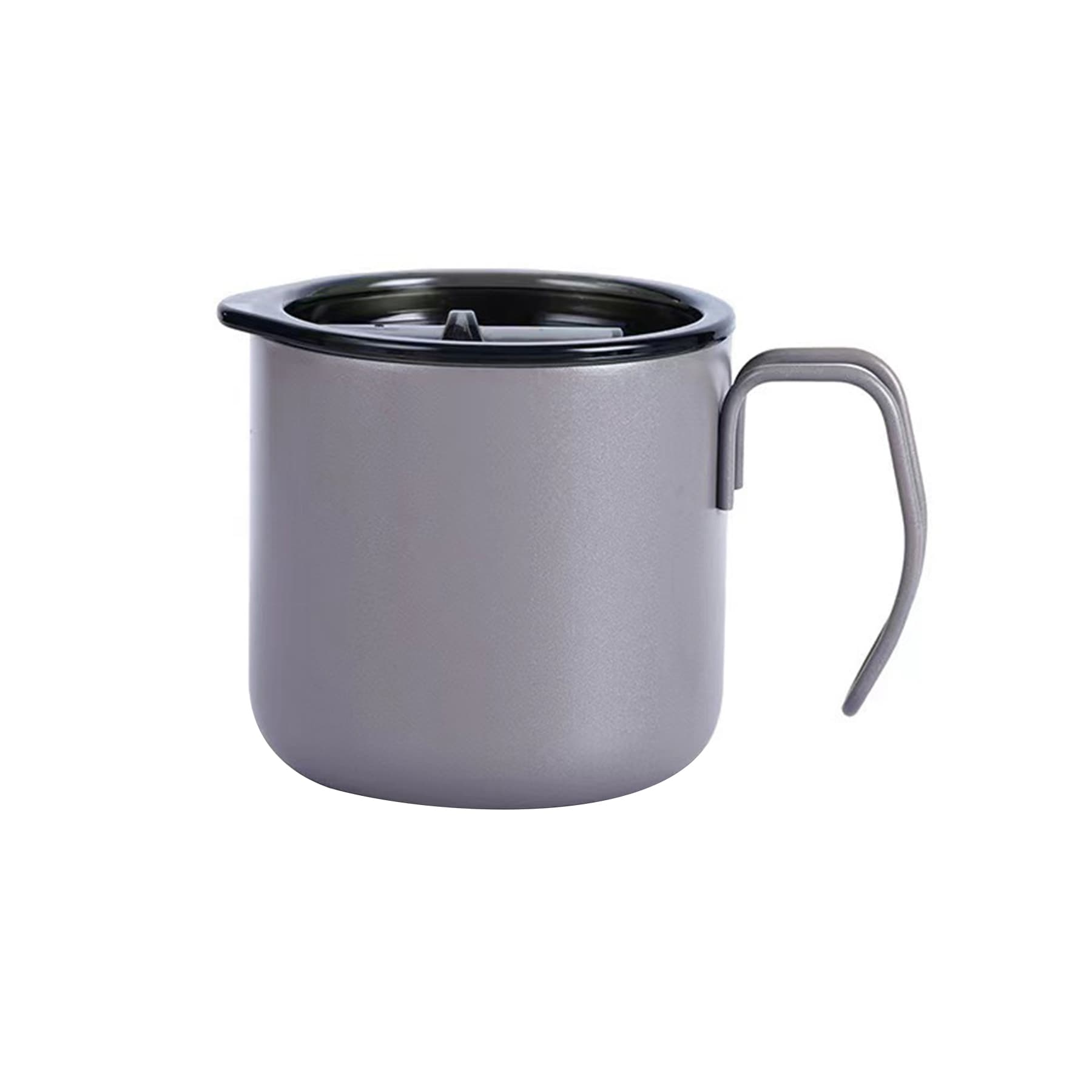 12 oz Stainless Steel Coffee Mug with Handle and Lid thumbnail 8