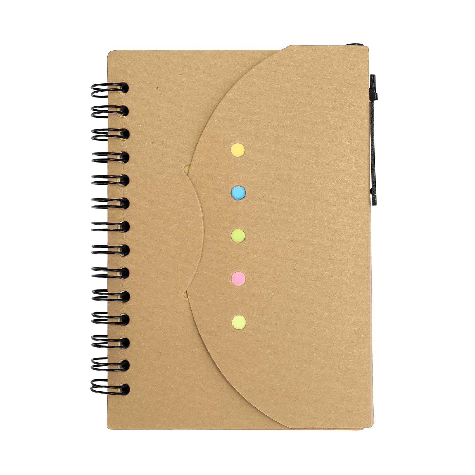 Kraft Cover Note Book Kit with Sticky Flags thumbnail 3