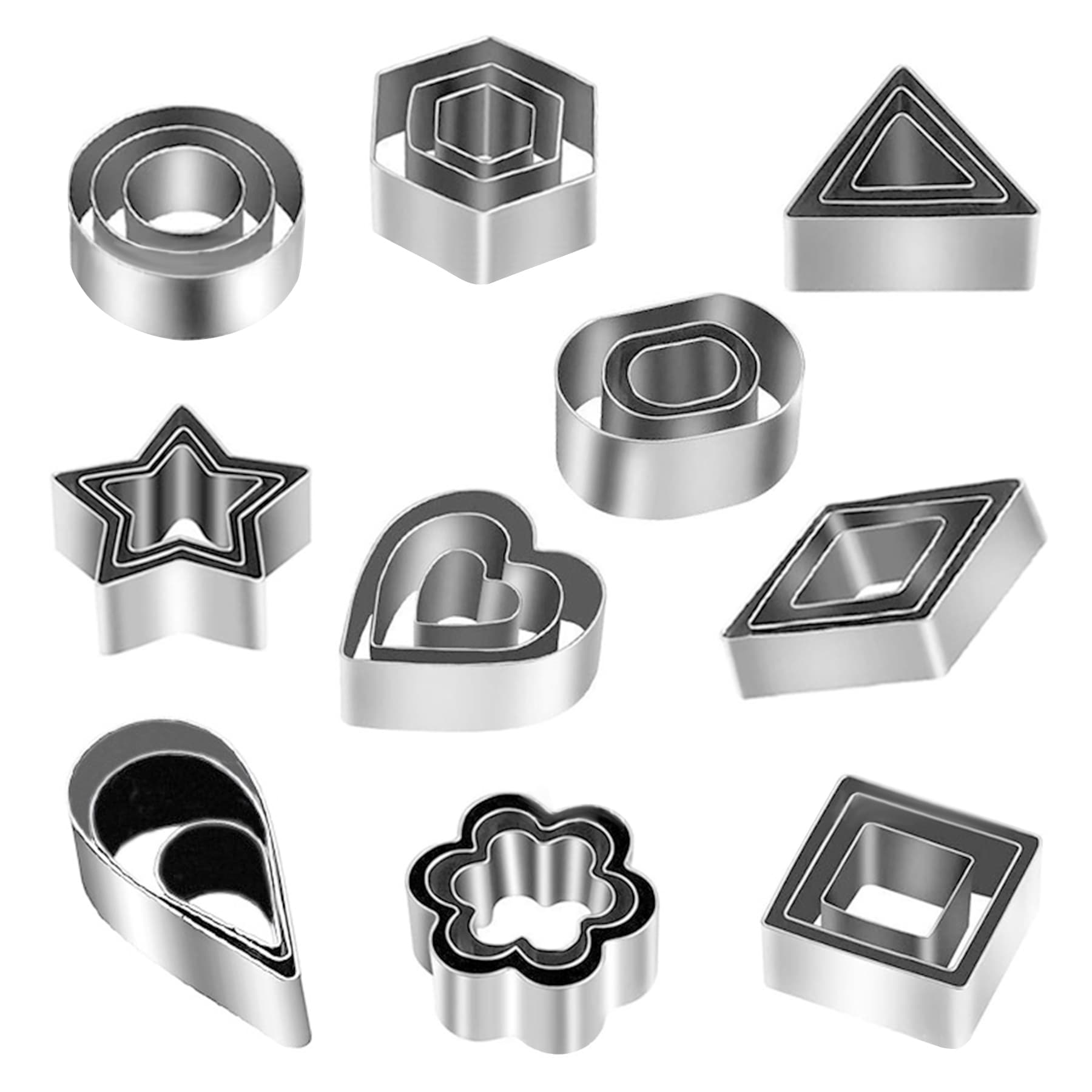 Cookie Mould Cutter 27Pcs