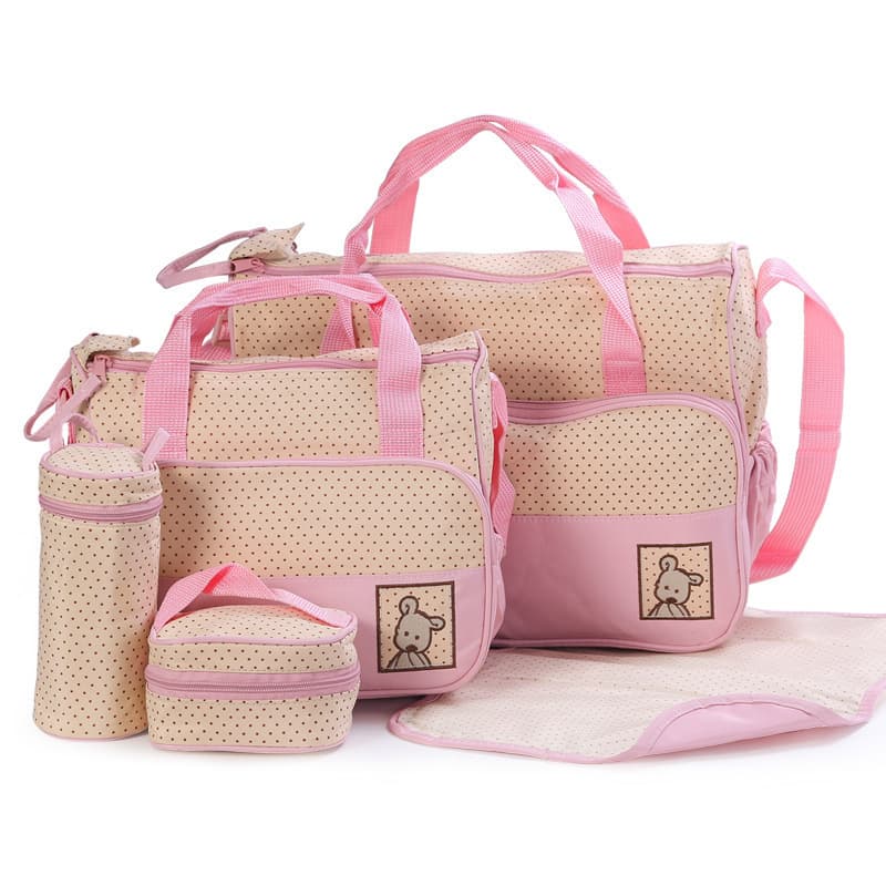 5PCS Diaper Bag Tote BagSet thumbnail 3