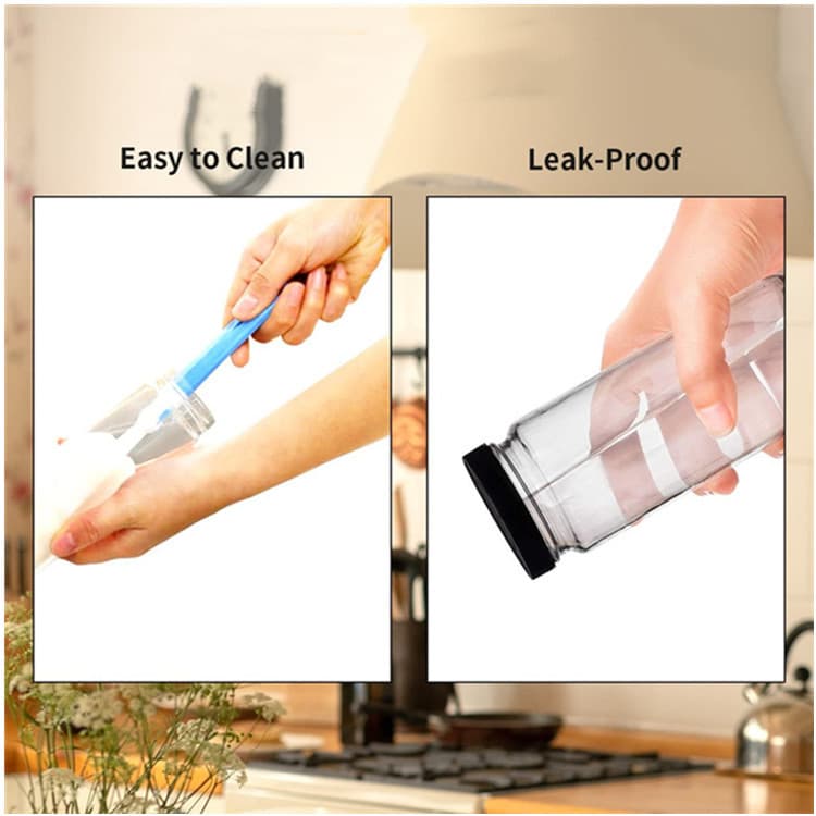 16 Oz Reusable Glass Water Juicing Bottle thumbnail 6