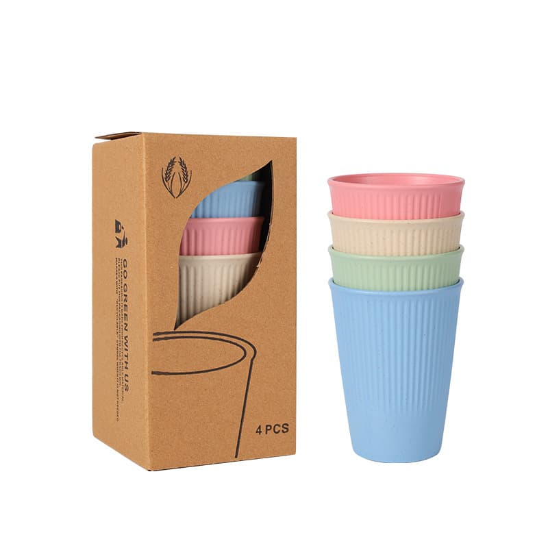 4Pcs Wheat Straw Cups thumbnail 4
