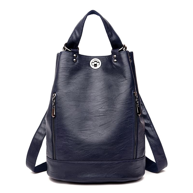 Pu high-capacity Bucket Backpack Women thumbnail 6