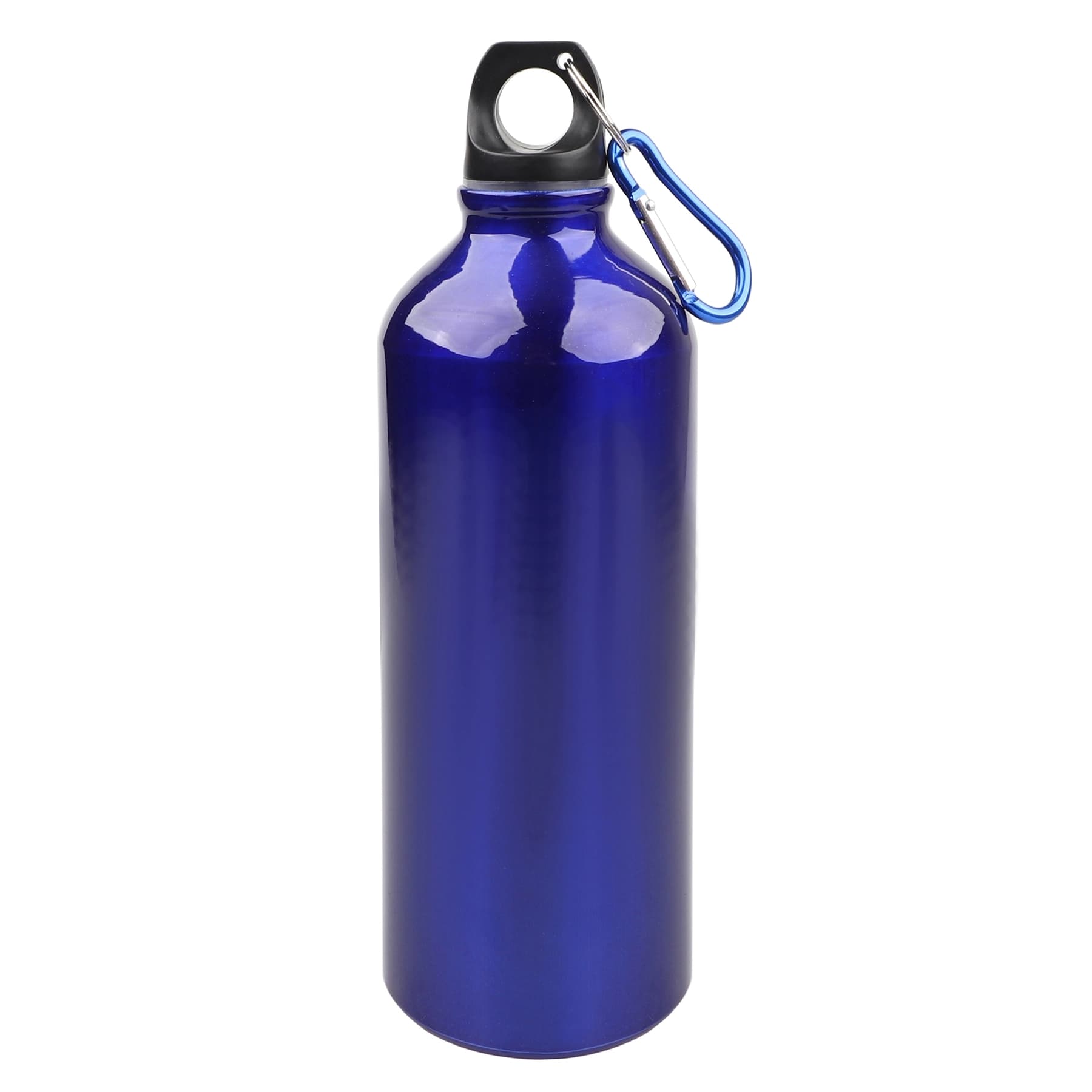 25 Oz Aluminum Water Bottle Flask With Carabiner thumbnail 2