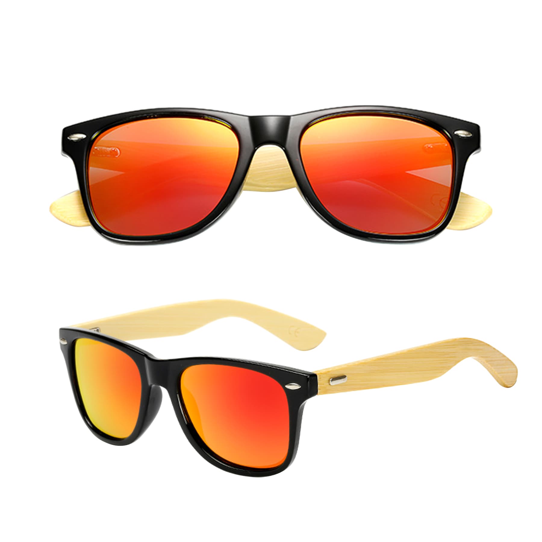 Unisex Bamboo Sunglasses thumbnail 10