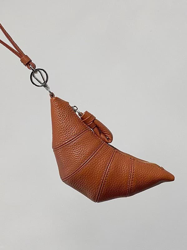 Genuine Leather Hanging Neck Phone Bag thumbnail 2