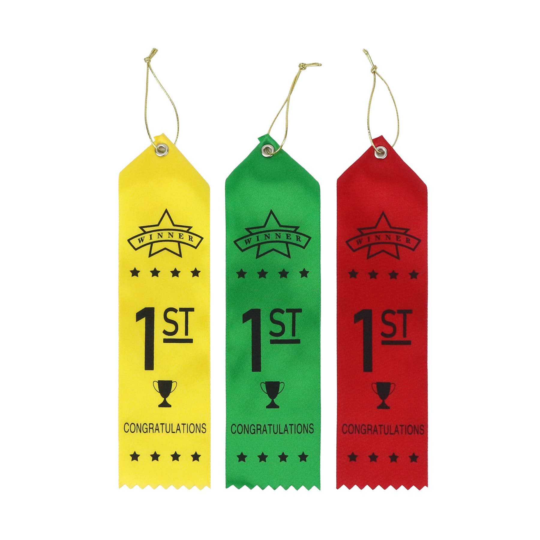 2"x6" Sublimated Polyester Award Ribbons thumbnail 5