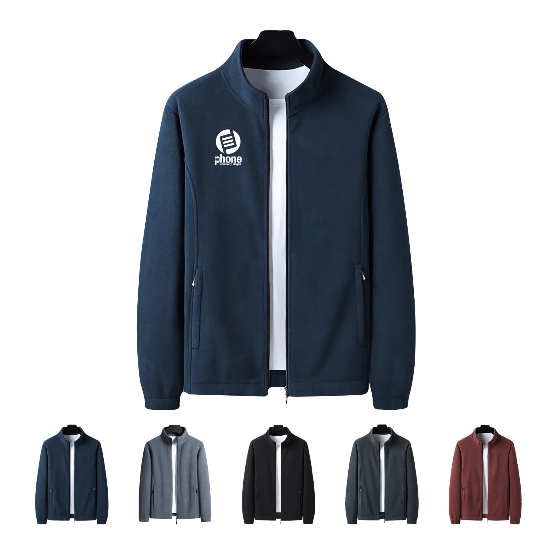 Classic-Fit Full-Zip Polar Soft Fleece Jacket