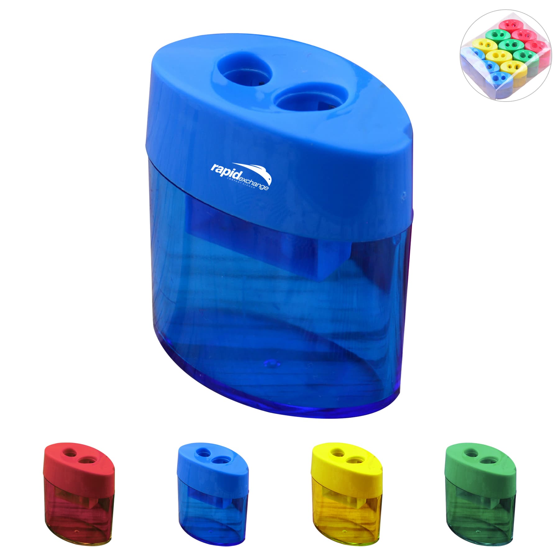 2 Holes Hand Held Pencil Sharpeners