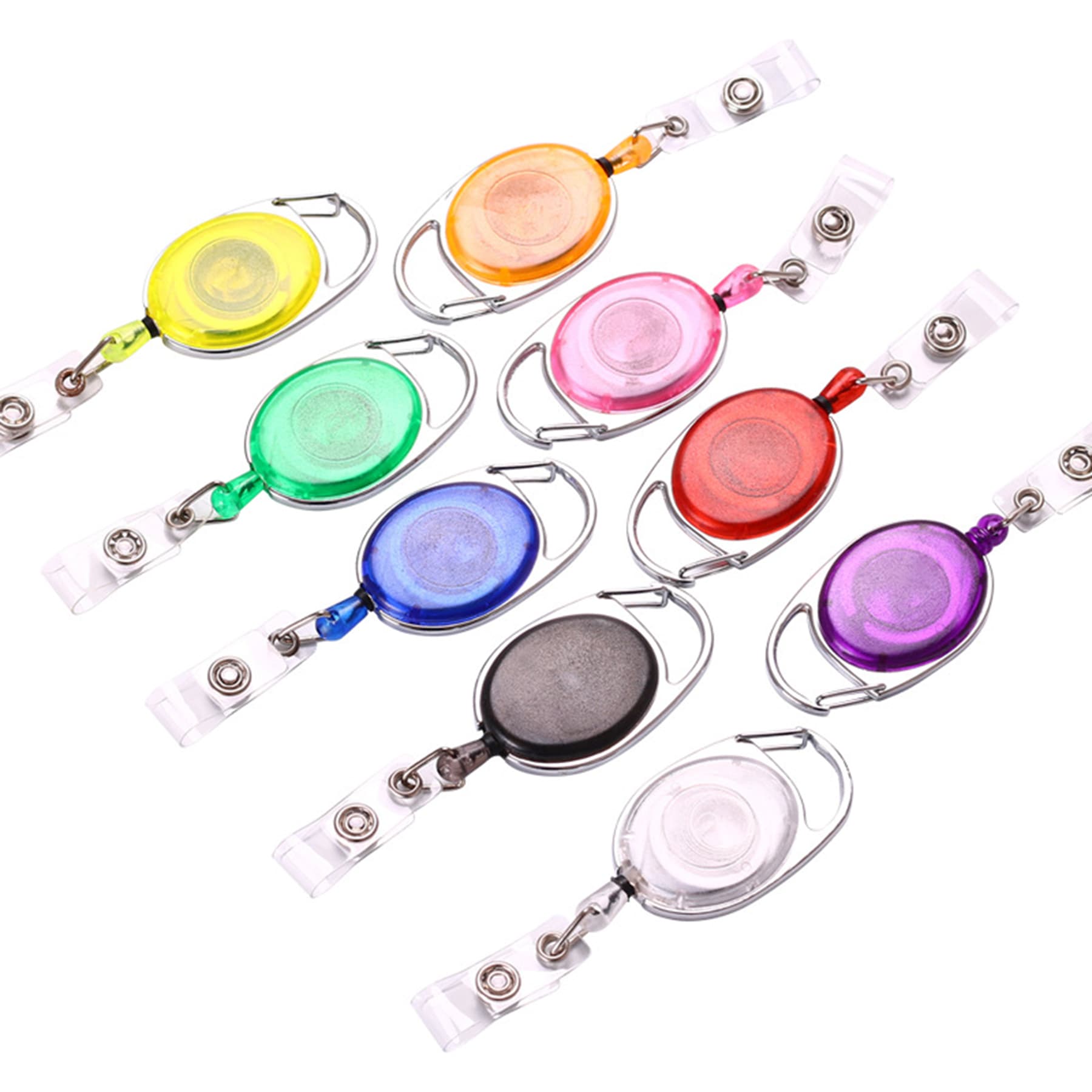 Oval Carabiner Badge Reel w/ Back Clip thumbnail 16