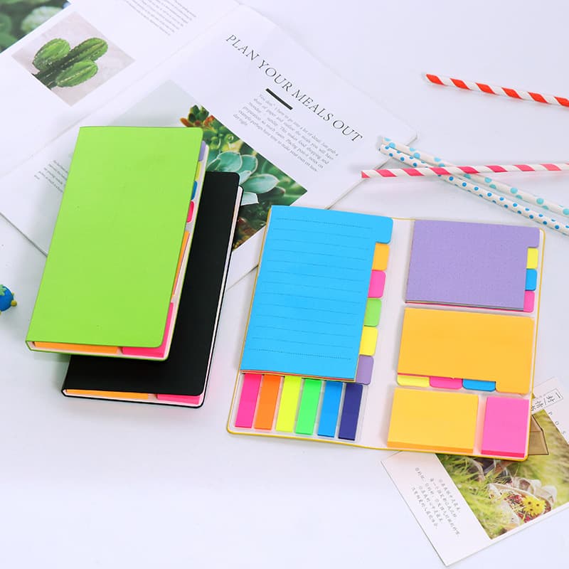 Colored Divider Self-Stick Notes Pads Bundle thumbnail 2