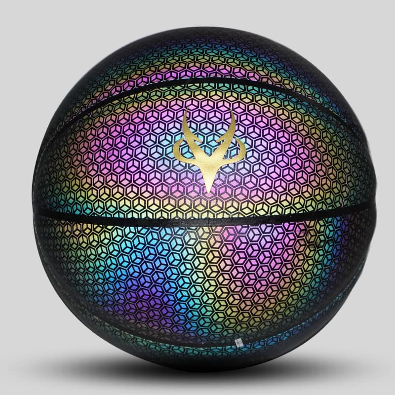 Reflective Glowing Holographic Luminous Basketball thumbnail 3