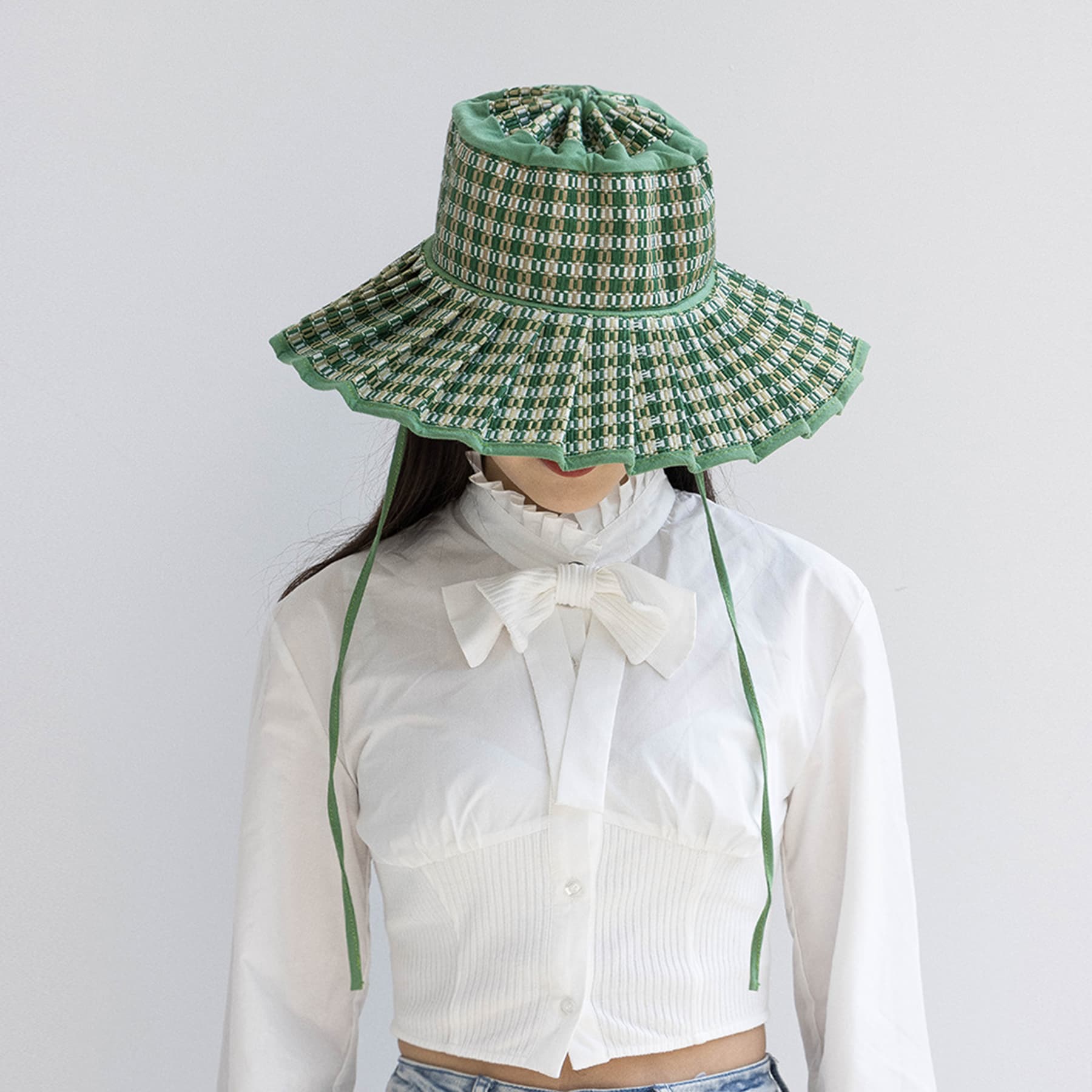 New Pleated Staw Hat thumbnail 17