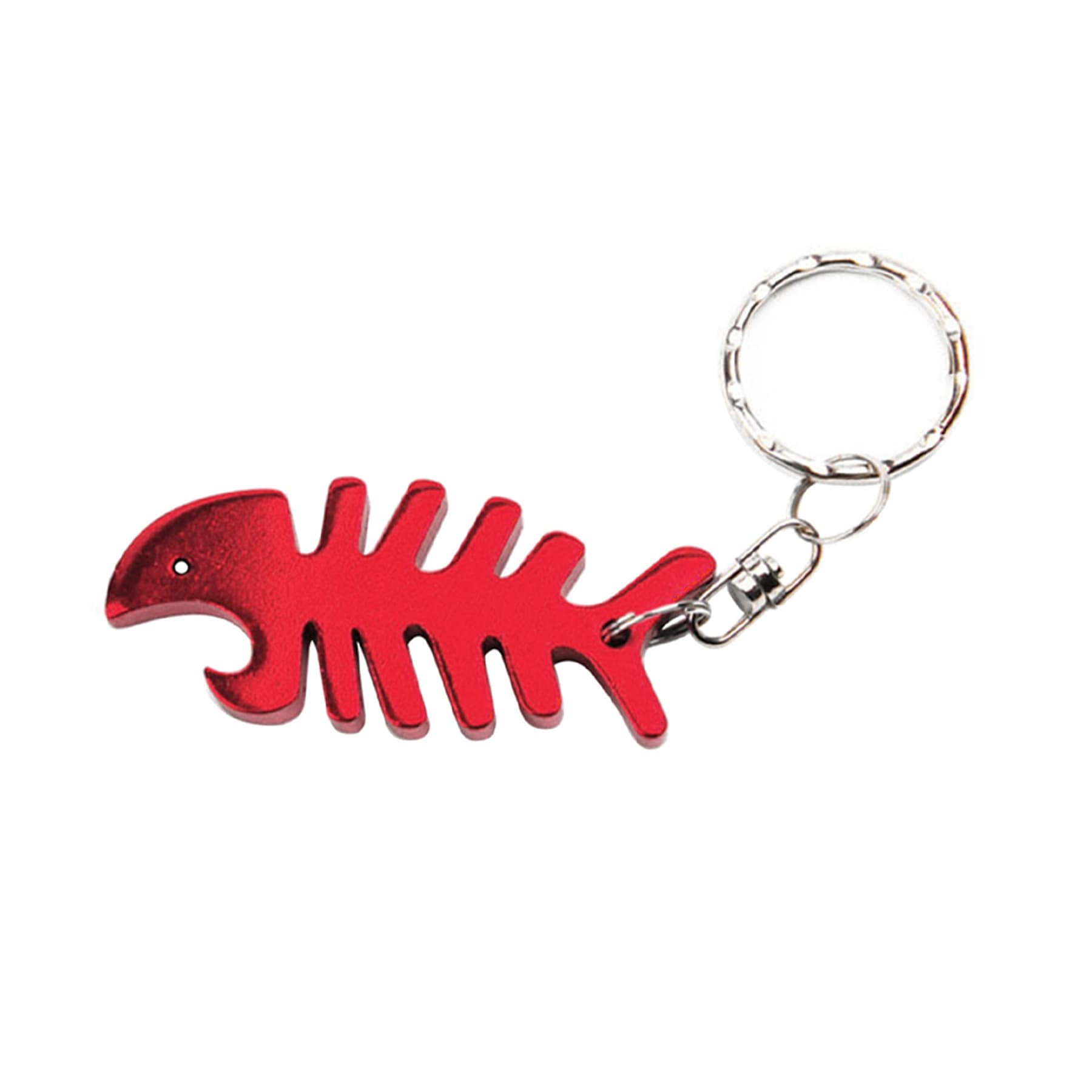 Fish Bone Shape Bottle Opener Keyring thumbnail 5