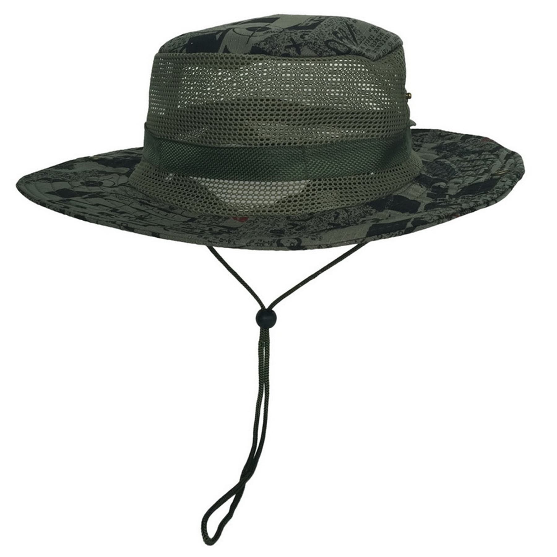 Wide Brim Mesh Sun Bucket Hat  thumbnail 2