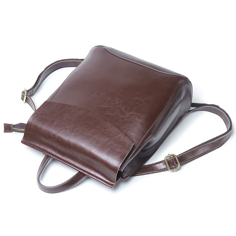 Genuine leather women’s bag backpack thumbnail 4