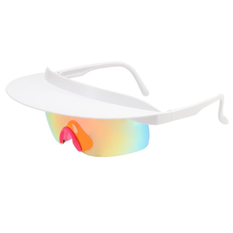 Riding Colorful Brimmed Sunglasses thumbnail 3