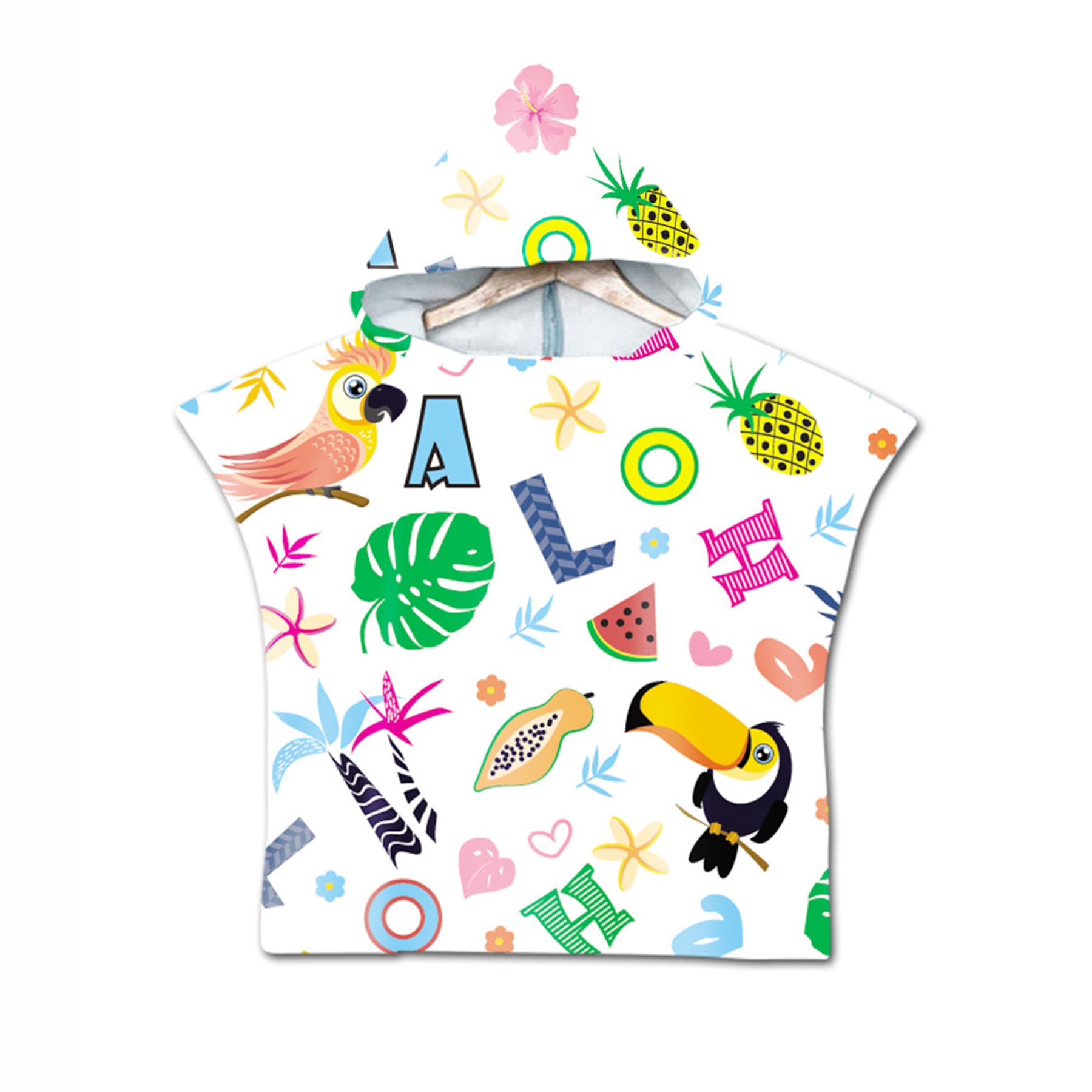 Sublimation Quick Towel Kids Hooded Beach Towel thumbnail 13