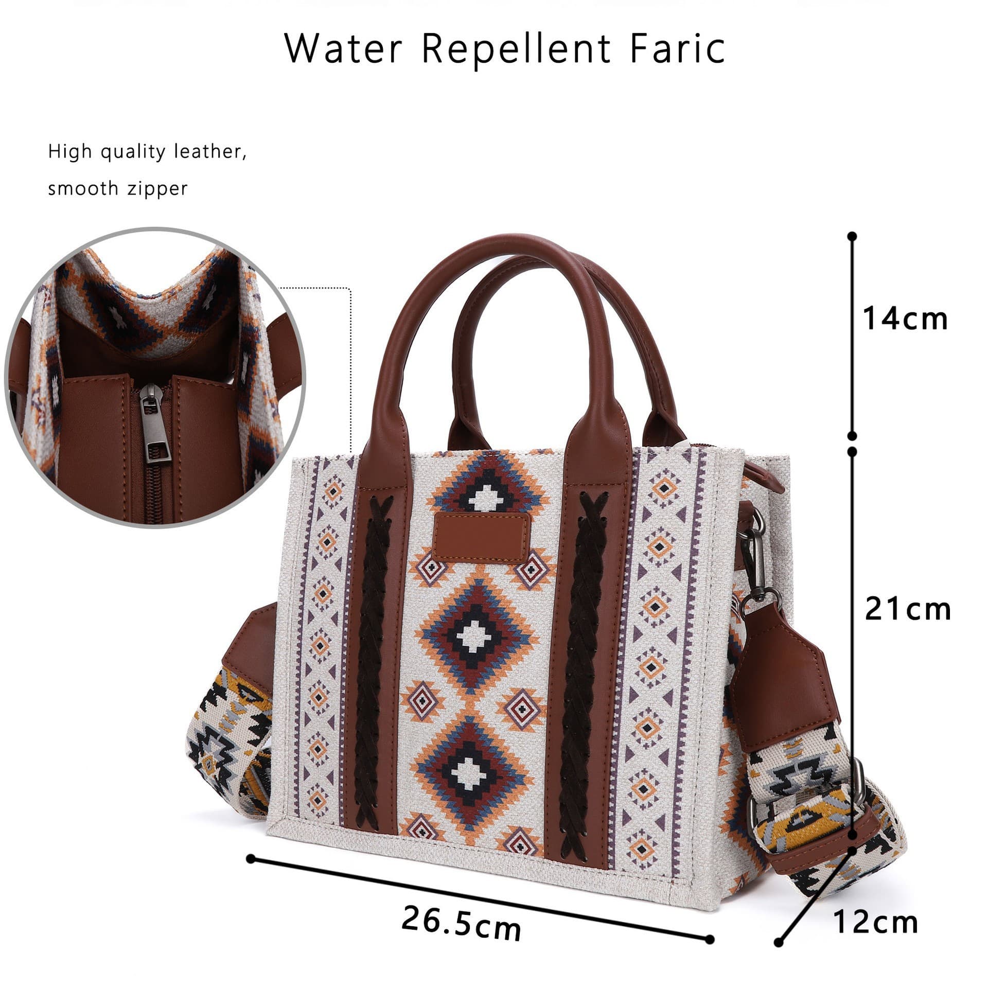 Vintage Tote Crossbody Shoulder Bag thumbnail 2